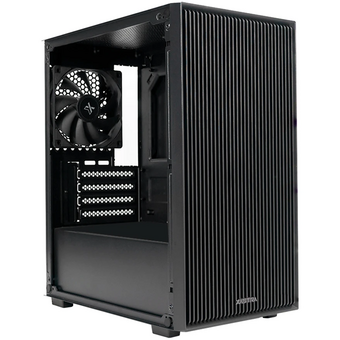  Корпус XASTRA A307M 2BK SI Black (A307M-2FC12BK-SI) mATX/Mesh/Metal left panel / 2x120mm PWM FC black fans 