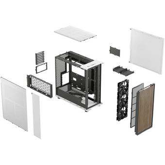  Корпус Fractal Design North XL (FD-C-NOR1X-03) без БП, Full-Tower, 3x140mm, 2xUSB-A 3.2 + 1xUSB Type-C E-ATX, ATX, mITX Wood panel 