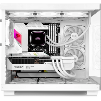  Корпус PcCooler C3T500 ARGB WH без БП, Midi-Tower, TG, 6x120mm 1xUSB-C 3.1 + 2xUSB-A 3.0, ATX, mITX White 