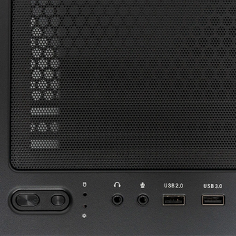  Корпус XASTRA Q600-0F Black (Q600-0F) ATX/Aquarium/Screewless/no fans 