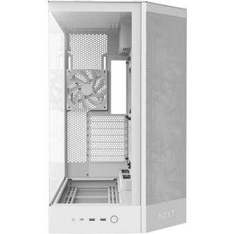 Корпус NZXT H9 Flow RGB+ (CM-H92FW-P1) без БП (2025), Midi-Tower, TG, 6x140mm + 1x120mm RGB, 2xUSB-A 3.2 1xUSB-C E-ATX, ATX, mITX White   Корпус NZXT H9 Flow RGB+ (CM-H92FW-P1) без БП (2025), Midi-Tower, TG, 6x140mm + 1x120mm RGB, 2xUSB-A 3.2 1xUSB-C E-ATX, ATX, mITX White