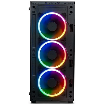  Корпус XASTRA A300 4FRGB Black (A300-4FR12F) ATX/Mesh/ full-size TG / 4x120mm FR120-FRGB fans 