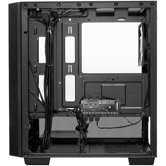  Корпус XASTRA A400M 3ARGB-C6 Black (A400M-2FC14A-1FC12A-C6) mATX/ Mesh/ Screwless TG+Mesh/2x140mm + 1x120mm FC ARGB PWM fans/Argb+PWM HUB 6port 