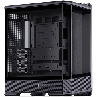  Корпус JONSBO D400 Black без БП, боковая панель из закаленного стекла (панорама), mini-ITX, micro-ATX, ATX, черный 