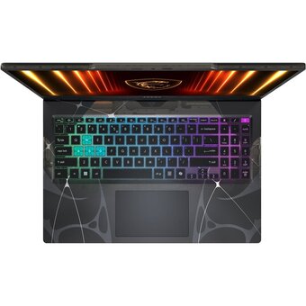  Ноутбук MSI Cyborg 15 B2RWEKG-235XRU (9S7-15Q342-235) Intel Core 7 240H/16Gb/SSD1Tb/RTX5050 8Gb/15.6"/IPS/FHD/1920x1080/144Hz/NoOS/Translucent Black 