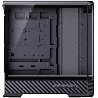 Корпус JONSBO D400 Black без БП, боковая панель из закаленного стекла (панорама), mini-ITX, micro-ATX, ATX, черный 