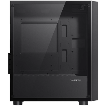  Корпус XASTRA A402M 4ARGB-C6 Black (A402M-4FC12A-BK-C6) mATX/Mesh/full-size TG/ 4x120mm ARGB PWM fans/Argb+PWM HUB 6port 