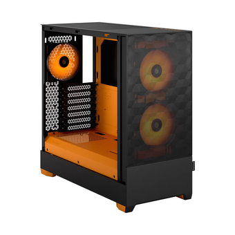  Корпус Fractal Design Pop Air RGB Orange Core TG Clear Tint (FD-C-POR1A-05) без БП Midi-Tower, 3x120mm 2xUSB-A 3.2 ATX, mITX Black 