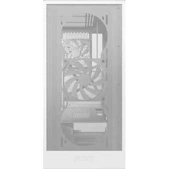  Корпус NZXT H5 Flow (2024) (CC-H52FW-01), без БП Midi-Tower, TG, 2x120mm, 1xUSB-A 3.2 + E-ATX, ATX, mITX White 