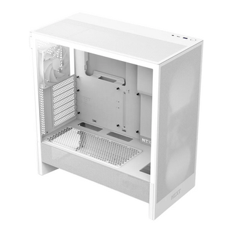  Корпус NZXT H5 Flow (2024) (CC-H52FW-01), без БП Midi-Tower, TG, 2x120mm, 1xUSB-A 3.2 + E-ATX, ATX, mITX White 