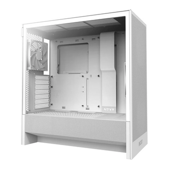  Корпус NZXT H5 Flow (2024) (CC-H52FW-01), без БП Midi-Tower, TG, 2x120mm, 1xUSB-A 3.2 + E-ATX, ATX, mITX White 