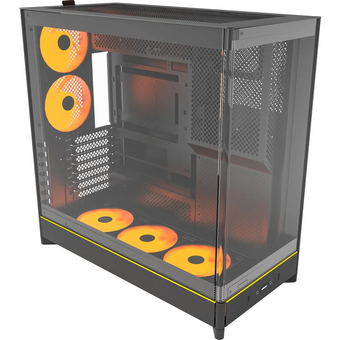  Корпус Montech HS02 Pro Black / ATX / 5x120mm ARGB fans hub / HS02 Pro (B) 
