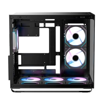  Корпус Ocypus lota C70 ARGB Black (Iota-C70-BKD600XX-GL) MidTower (ATX, без БП, ARGB, 2xUSB Type-A+USB Type-C) 