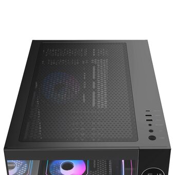  Корпус Ocypus lota C70 ARGB Black (Iota-C70-BKD600XX-GL) MidTower (ATX, без БП, ARGB, 2xUSB Type-A+USB Type-C) 