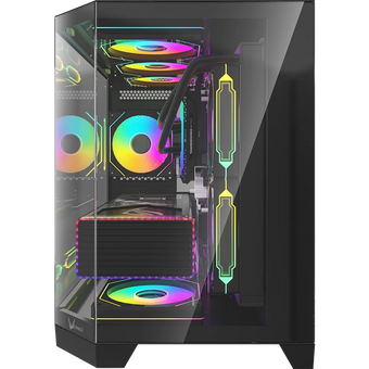  Корпус Formula Crystal Z6M Floe, mATX, Mini-Tower, без БП, черный 