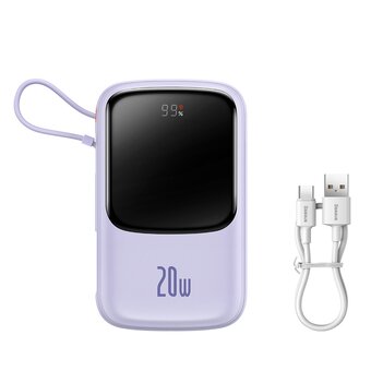  Портативное ЗУ Baseus Qpow Pro Digital Display Fast Charge PPQD2-20C фиолетовый 