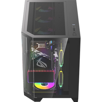  Корпус Formula Crystal Z6M Floe, mATX, Mini-Tower, без БП, черный 
