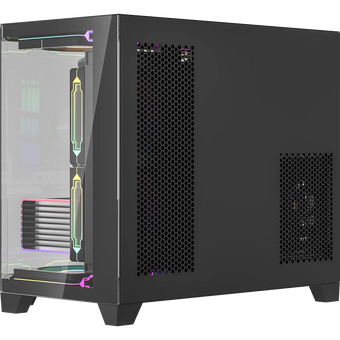 Корпус Formula Crystal Z6M Floe, mATX, Mini-Tower, без БП, черный 
