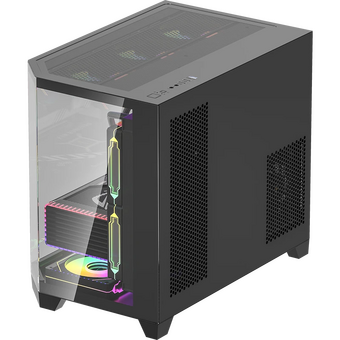  Корпус Formula Crystal Z6M Floe, mATX, Mini-Tower, без БП, черный 