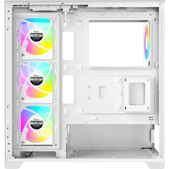  Корпус Ocypus Gamma C72 WH ARGB (Gamma-C72-W-HD400XX-GL) ATX / win / white / 4 ARGB fans / no PSU / Tempered Glass 