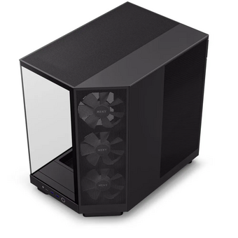 Корпус NZXT H6 Flow RGB (CC-H61FB-R1) без БП (2023), Midi-Tower, TG, 3x120mm 2xUSB-A 3.2 + 1xUSB-C ATX, mITX Black   Корпус NZXT H6 Flow RGB (CC-H61FB-R1) без БП (2023), Midi-Tower, TG, 3x120mm 2xUSB-A 3.2 + 1xUSB-C ATX, mITX Black