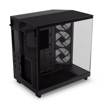 Корпус NZXT H6 Flow RGB (CC-H61FB-R1) без БП (2023), Midi-Tower, TG, 3x120mm 2xUSB-A 3.2 + 1xUSB-C ATX, mITX Black   Корпус NZXT H6 Flow RGB (CC-H61FB-R1) без БП (2023), Midi-Tower, TG, 3x120mm 2xUSB-A 3.2 + 1xUSB-C ATX, mITX Black