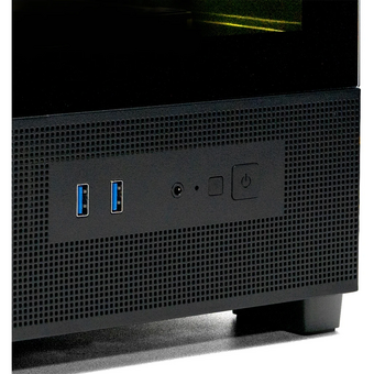  Корпус XASTRA Q500M 3ARGB-C10 Black (Q500M-3FM12A-C10) mATX/Aquarium/Screewless/ 3x120mm ARGB PWM FM fans/Argb+PWM HUB 10port 