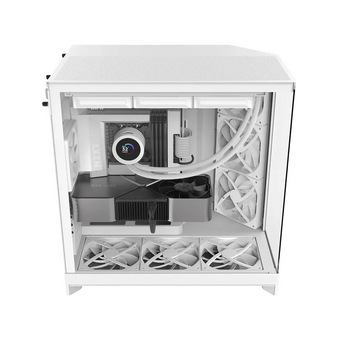 Корпус NZXT H9 Flow (CM-H92FW-01) без БП (2025), Midi-Tower, TG, 3x140mm + 1x120mm, 2xUSB-A 3.2 1xUSB-C E-ATX, ATX, mITX White   Корпус NZXT H9 Flow (CM-H92FW-01) без БП (2025), Midi-Tower, TG, 3x140mm + 1x120mm, 2xUSB-A 3.2 1xUSB-C E-ATX, ATX, mITX White