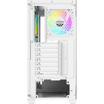  Корпус Ocypus Gamma C72 WH ARGB (Gamma-C72-W-HD400XX-GL) ATX / win / white / 4 ARGB fans / no PSU / Tempered Glass 