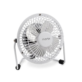  Вентилятор настольный MARTA MT-FN2545 белый 