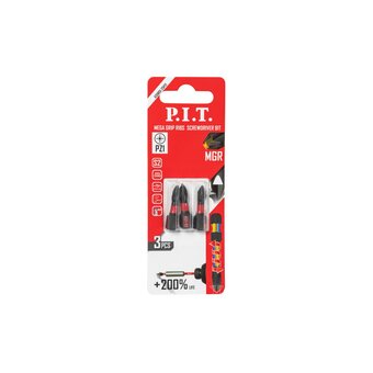 Биты ударные P.I.T. PZ1x25 мм (ASDR01-25PZ1) 3 шт в уп. 