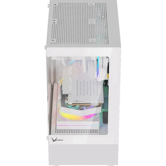  Корпус Formula Crystal Z1CM белый без БП mATX 5x120mm 1xUSB3.0 audio bott PSU 
