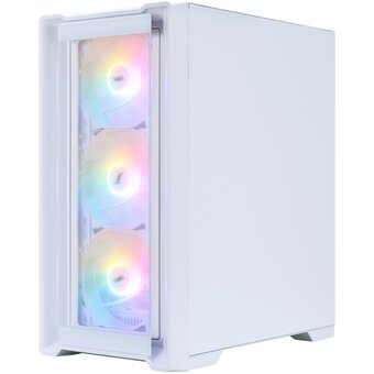  Корпус 1STPLAYER Trilobite T4-G Glass FRGB White (T4-G-WH-4F1-W) / mATX / 4x120mm FRGB fans 