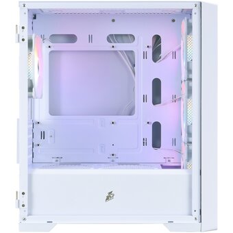  Корпус 1STPLAYER Trilobite T4-G Glass FRGB White (T4-G-WH-4F1-W) / mATX / 4x120mm FRGB fans 