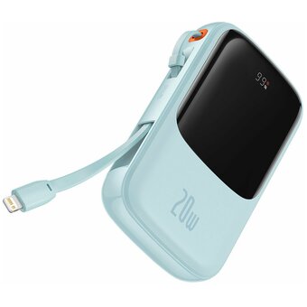  Портативное ЗУ Baseus Qpow Pro Digital Display Fast Charge PPQD2-20C голубой 