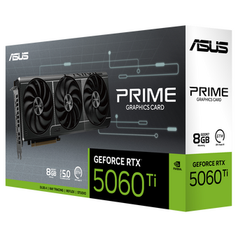  Видеокарта ASUS RTX5060Ti Prime 8GB (Prime-RTX5060TI-8G) (90YV0MP1-M0NA00) GDDR7 128bit 3xDP HDMI 3Fan RTL 