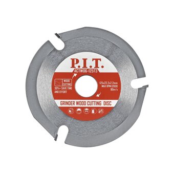 Диск пильный по дереву P.I.T. ACTW06-125T3 125x22,2x2,2мм 3T для УШМ 