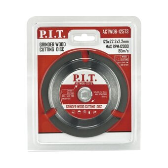  Диск пильный по дереву P.I.T. ACTW06-125T3 125x22,2x2,2мм 3T для УШМ 