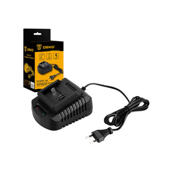 Зарядное устройство DEKO DC20VF (085-1200) 20В, 4А, тип АКБ BL18   Зарядное устройство DEKO DC20VF (085-1200) 20В, 4А, тип АКБ BL18