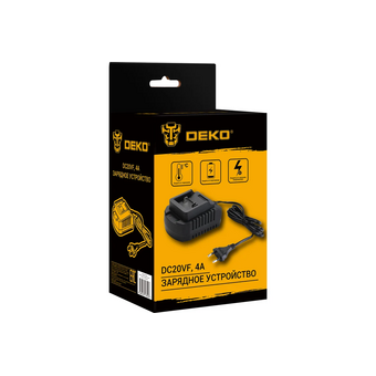 Зарядное устройство DEKO DC20VF (085-1200) 20В, 4А, тип АКБ BL18   Зарядное устройство DEKO DC20VF (085-1200) 20В, 4А, тип АКБ BL18