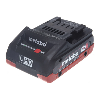 Батарея аккумуляторная Metabo LiHD 18В 4Ач Li-Ion (625367000) 