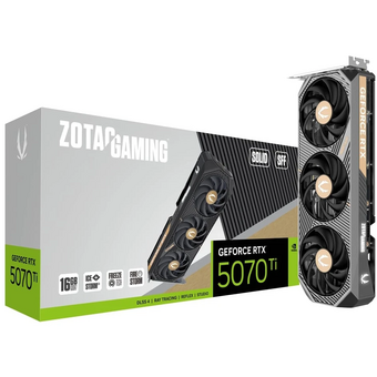  Видеокарта Zotac RTX 5070 Ti Solid SFF 16Gb (ZT-B50710D3-10P) 256bit GDDR7 2452/28000/HDMIx1/DP PCI-E 5.0 