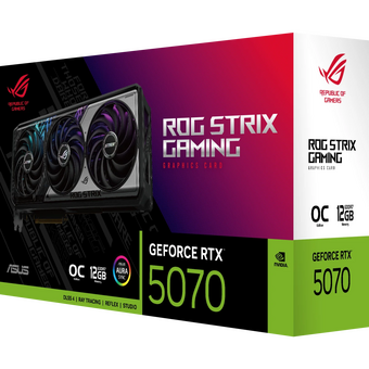  Видеокарта ASUS Rog Strix RTX5070 O12G Gaming (Rog-Strix-RTX5070-O12G-Gaming) (90YV0M80-M0NA00) 