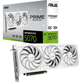  Видеокарта ASUS Prime RTX5070 O12G White (90YV0M19-M0NA00) (Prime-RTX5070-O12G-White) 
