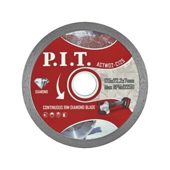  Диск алмазный P.I.T. ACTW02-C125 отрезной (сплошной) 125x22,2x1,4 мм 