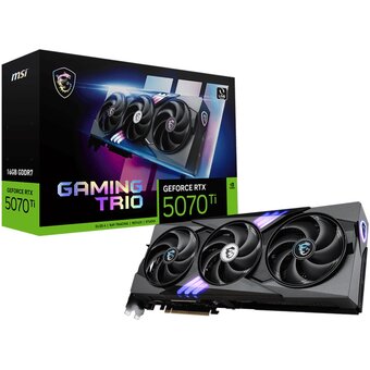  Видеокарта MSI GeForce RTX 5070 Ti 16G Gaming Trio 