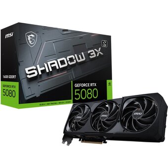  Видеокарта MSI GeForce RTX 5080 16G Shadow 3X 