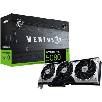  Видеокарта MSI GeForce RTX 5080 16G Ventus 3X Plus 