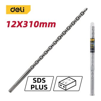  Бур по бетону Deli DH-Y12310 SDS Plus 12*310мм 
