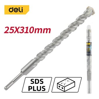  Бур по бетону Deli DH-Y25310 SDS Plus 25*310мм 